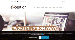 Desktop Screenshot of exception.com.pl